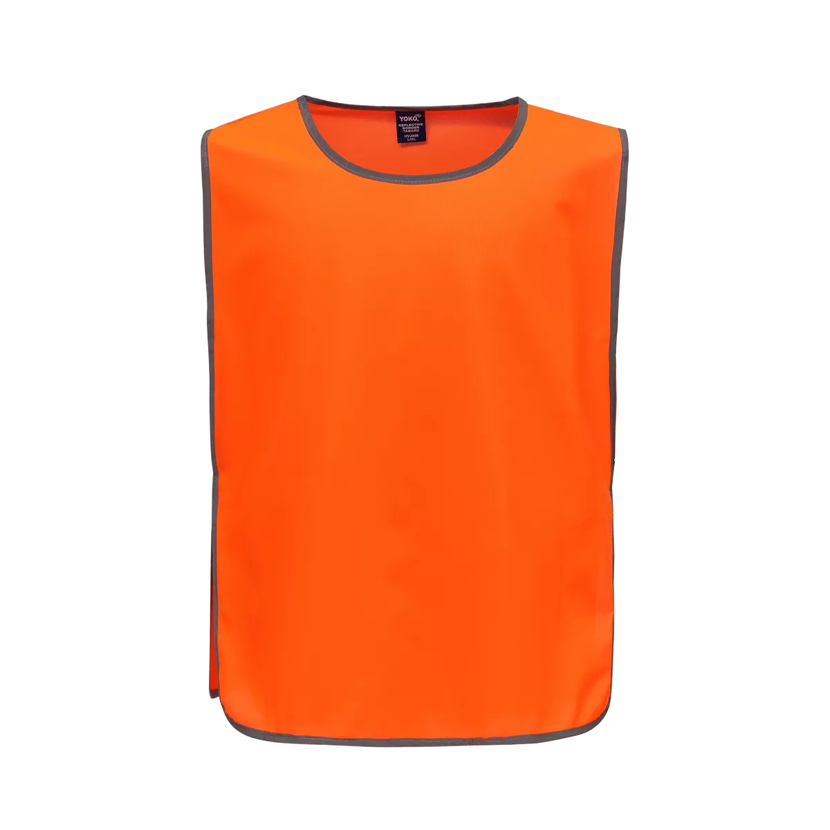 Personalisatie veiligheidshesje met reflecterende rand Orange