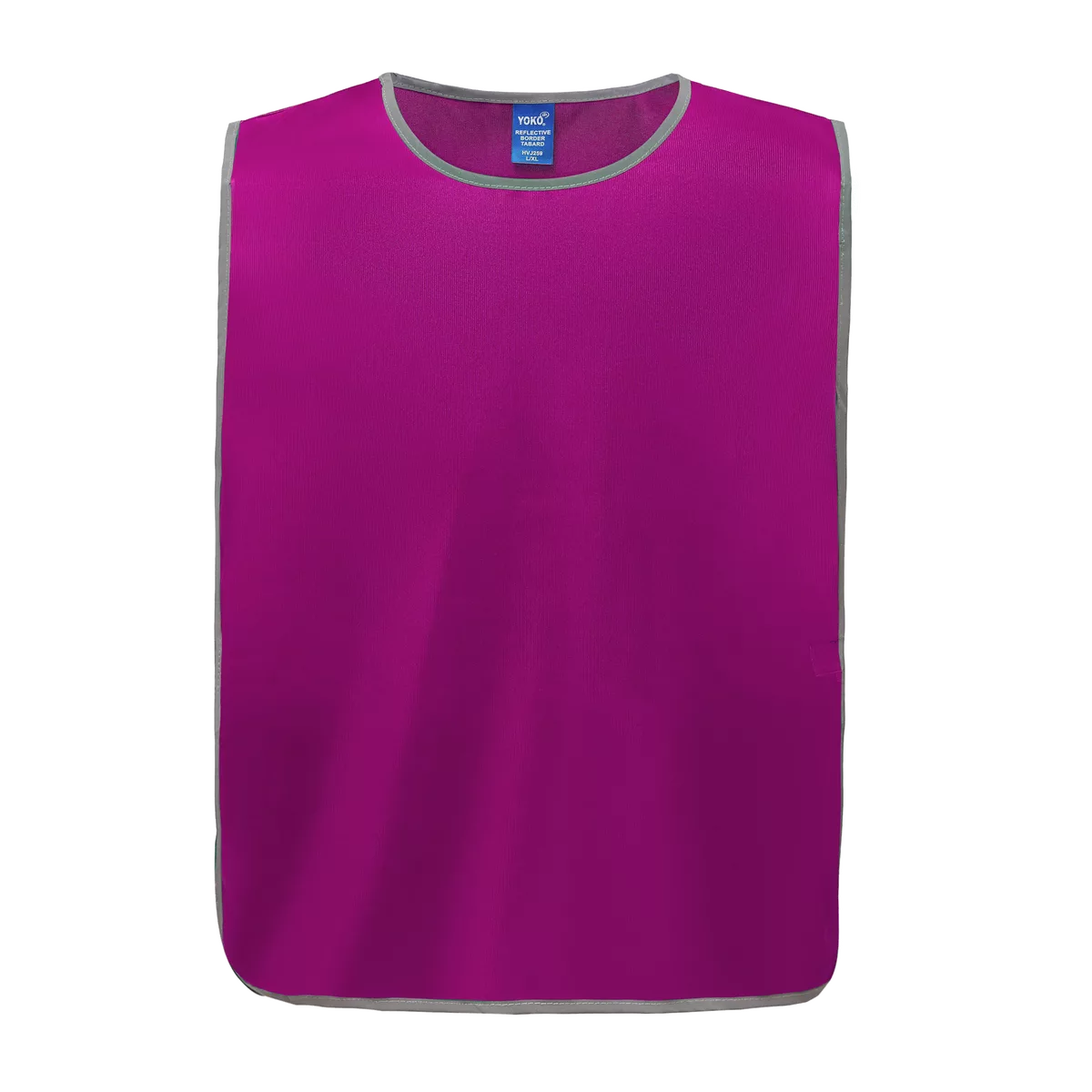 Personalisatie veiligheidshesje met reflecterende rand Raspberry