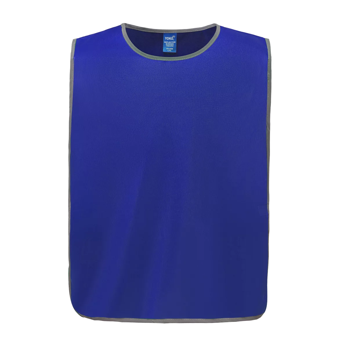 Personalisatie veiligheidshesje met reflecterende rand Royal Blue
