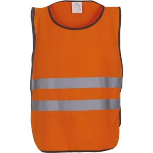 Veiligheidshesje met 2 banden Hi Vis Orange