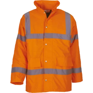Klassieke veiligheidsparka voor snelweg Hi Vis Orange