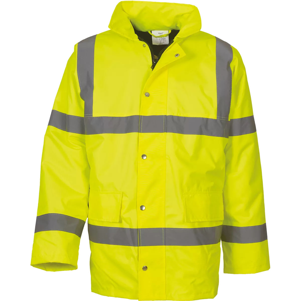 Klassieke veiligheidsparka voor snelweg Hi Vis Yellow