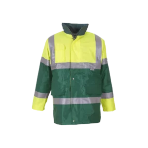 Contrasterende veiligheidsjas Hi Vis Yellow / Green