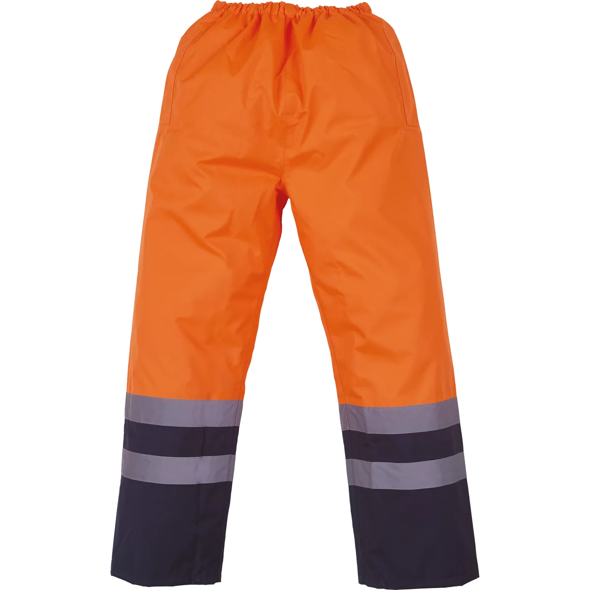 Hi vis waterdichte overbroek Hi Vis Orange / Navy