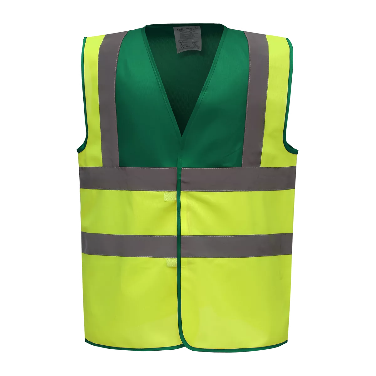 Veiligheidshesje met 2 Banden & Bretels Paramedic Green / Hi Vis Yellow