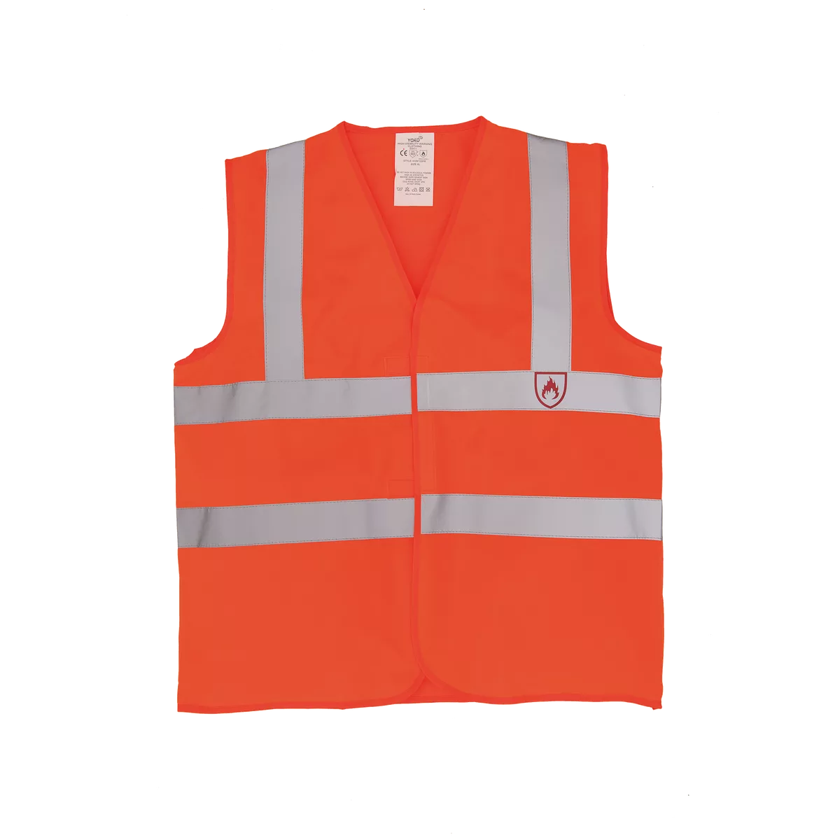 Hi-Vis en vlamvertragend hesje Hi Vis Orange