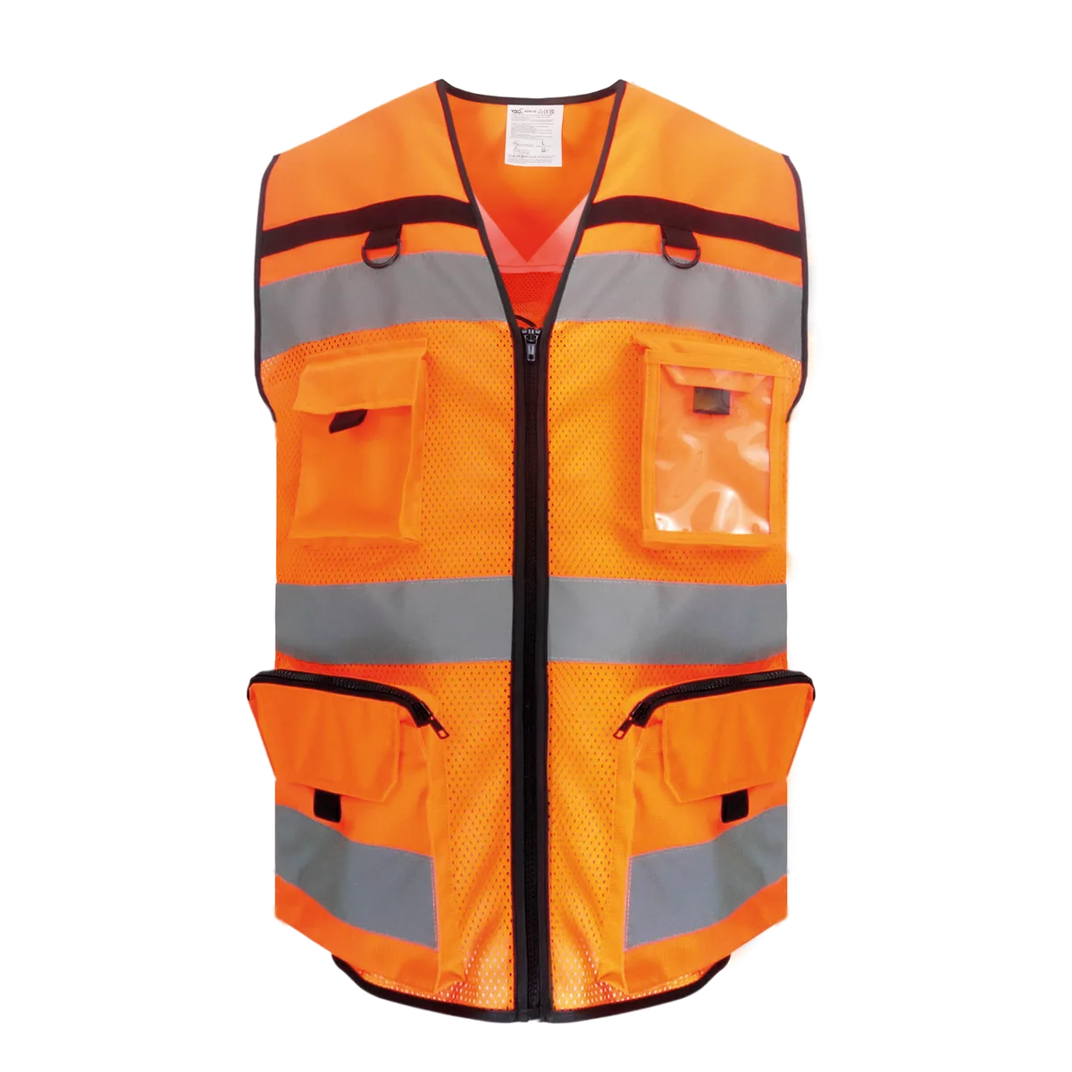 Ripstop veiligheidshesje Hi Vis Orange Mesh