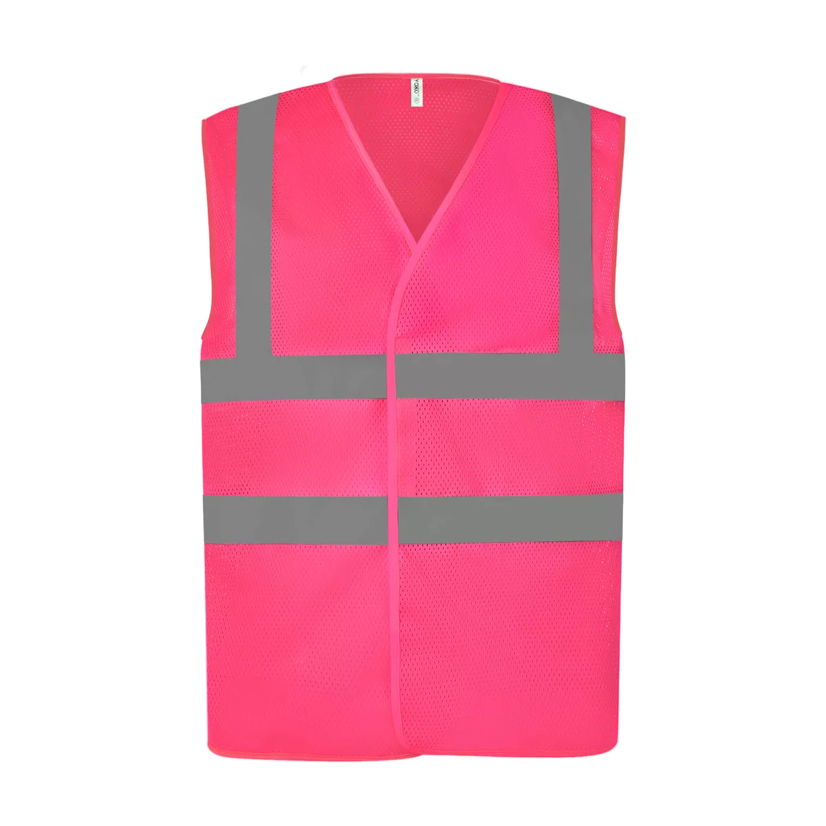 Hoge zichtbaarheid hesje van gaas Pink