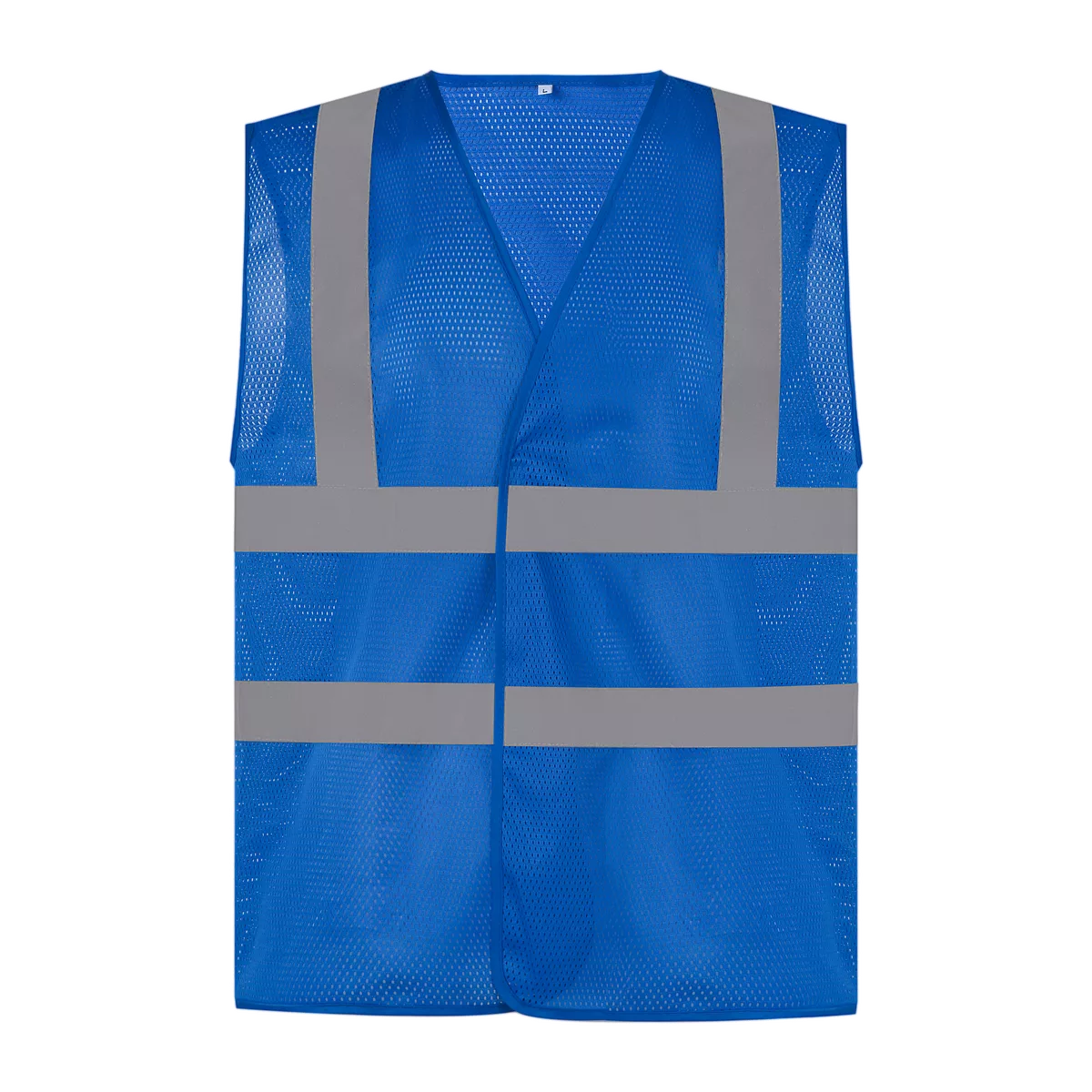 Hoge zichtbaarheid hesje van gaas Royal Blue