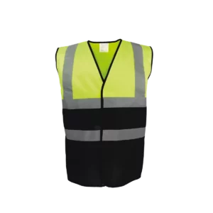 Tweekleurig veiligheidshesje Hi Vis Yellow / Black