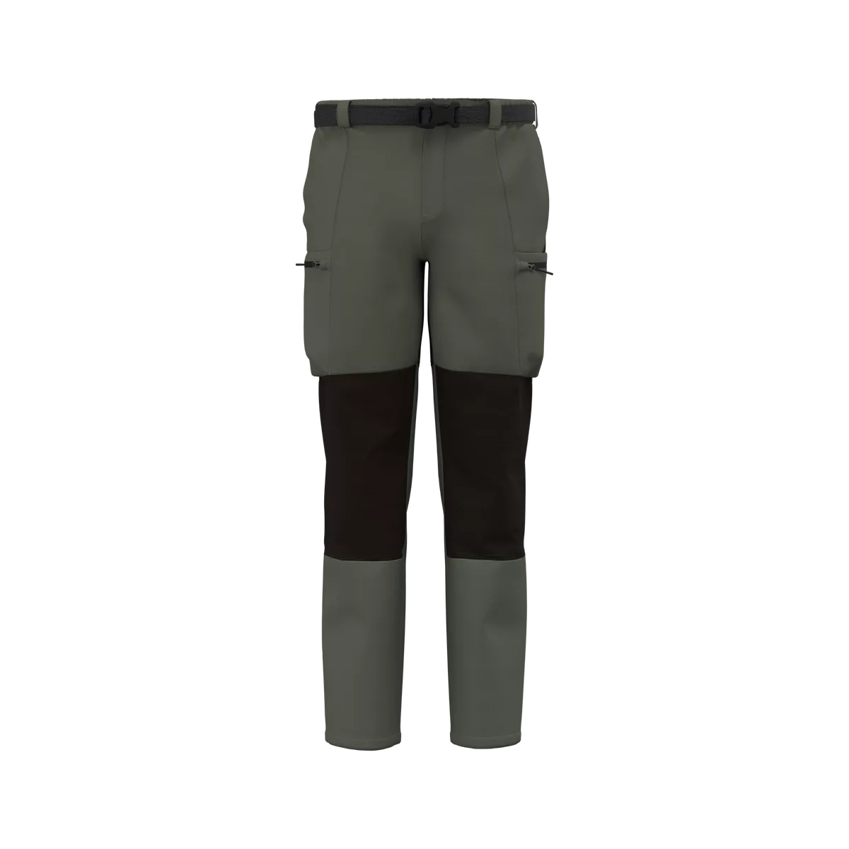 Uniseks outdoorbroek Sporty Khaki / Black