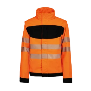 Hi-Vis Softshell jack Hi Vis Orange / Black